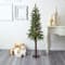 5ft. Pre-Lit Alaskan Alpine Artificial Christmas Tree, Clear LED Lights